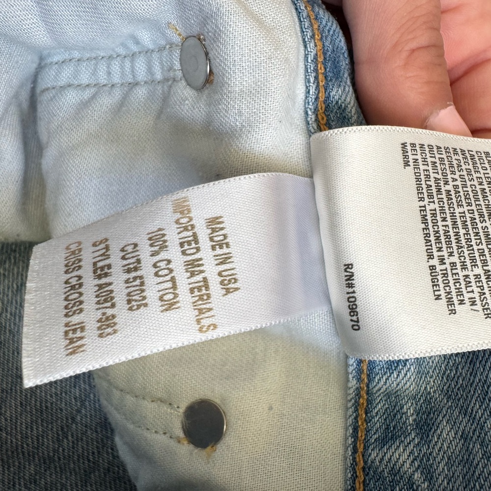 AGOLDE Criss Cross upsized straight jean - Picture 8 of 8